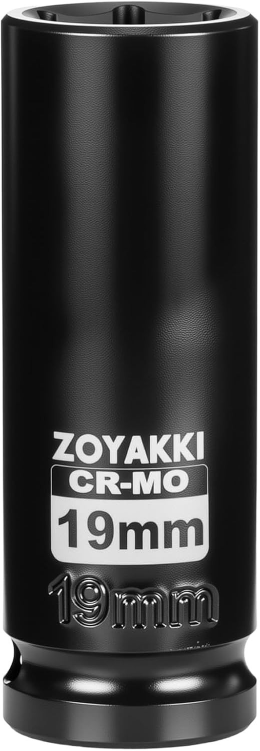 19mm 1/2″ Drive Deep Impact Socket – Optimal Fit with Chrome Molybdenum Steel