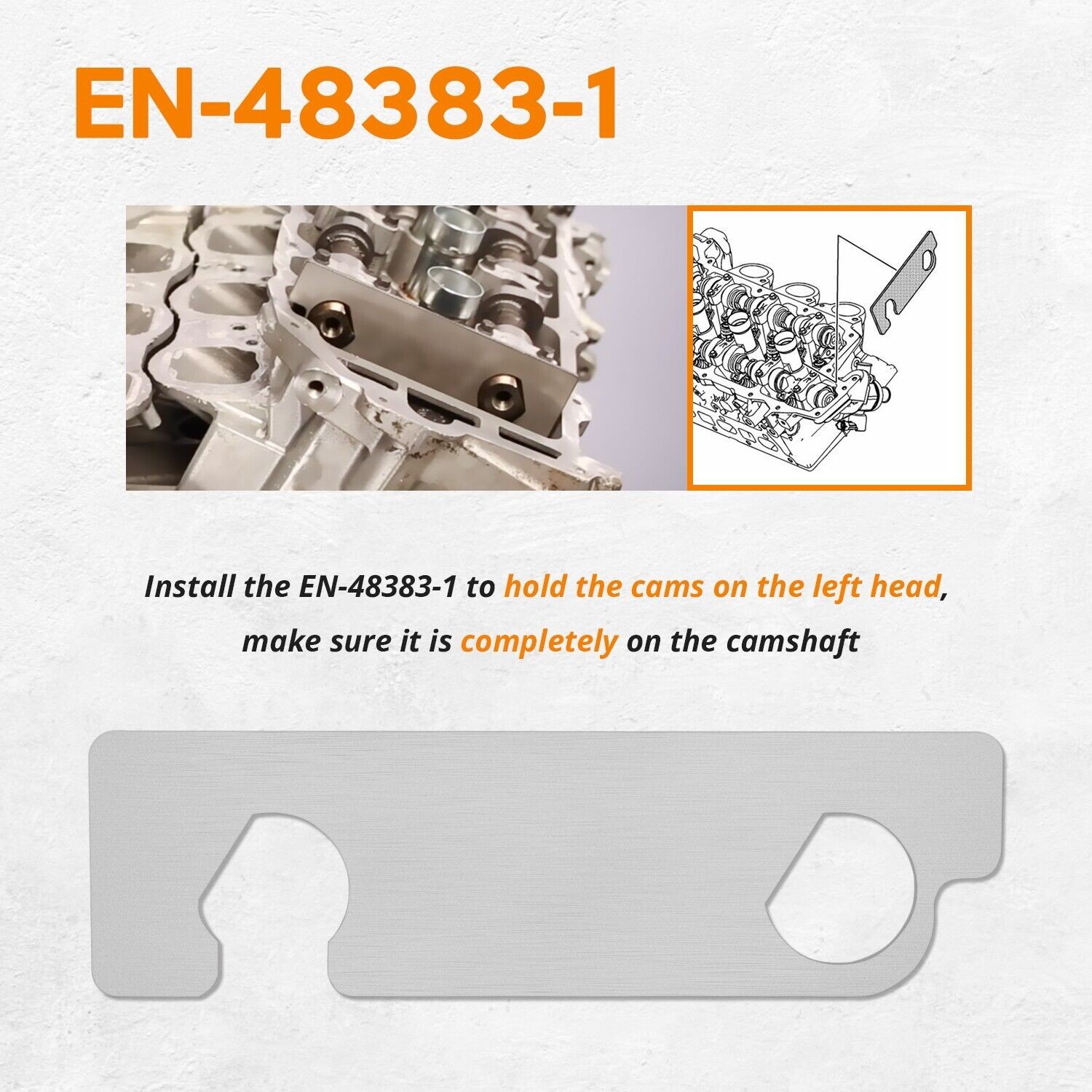 For Buick GM Cadillac 2.8L 3.0L 3.6L Camshaft Holding Tool Set EN-48383 EN-46105
