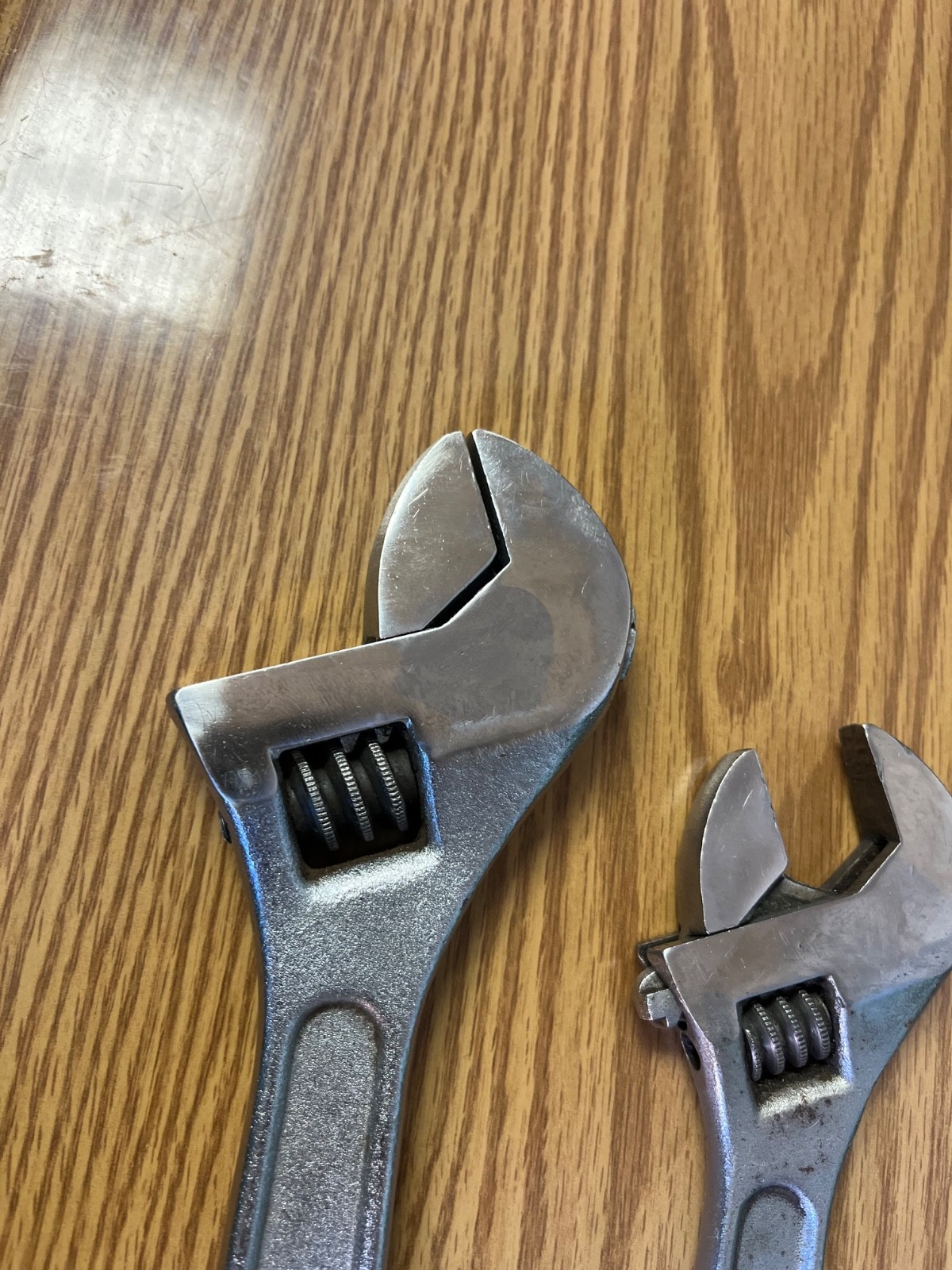 MAC TOOLS – TWO ADJUSTABLE WRENCHS 10″ AND 12″ – LOC#172