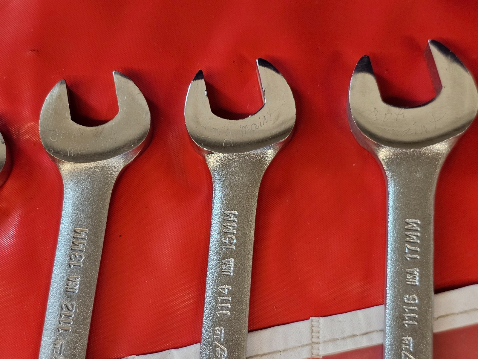 11 Pro America Double Opened Ended End Wrench Set Metric 6MM 32mm USA