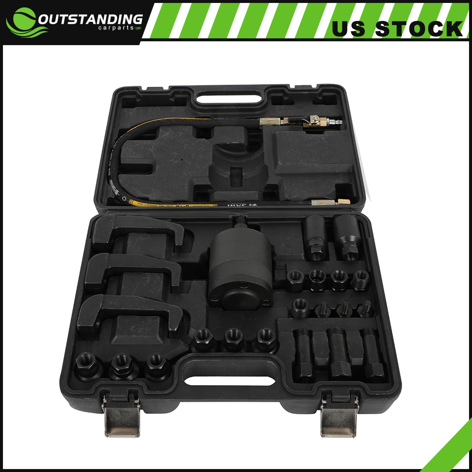 24pcs Pneumatic Puller Set Extractor Tool Kit For Diesel Injectors Removal New
