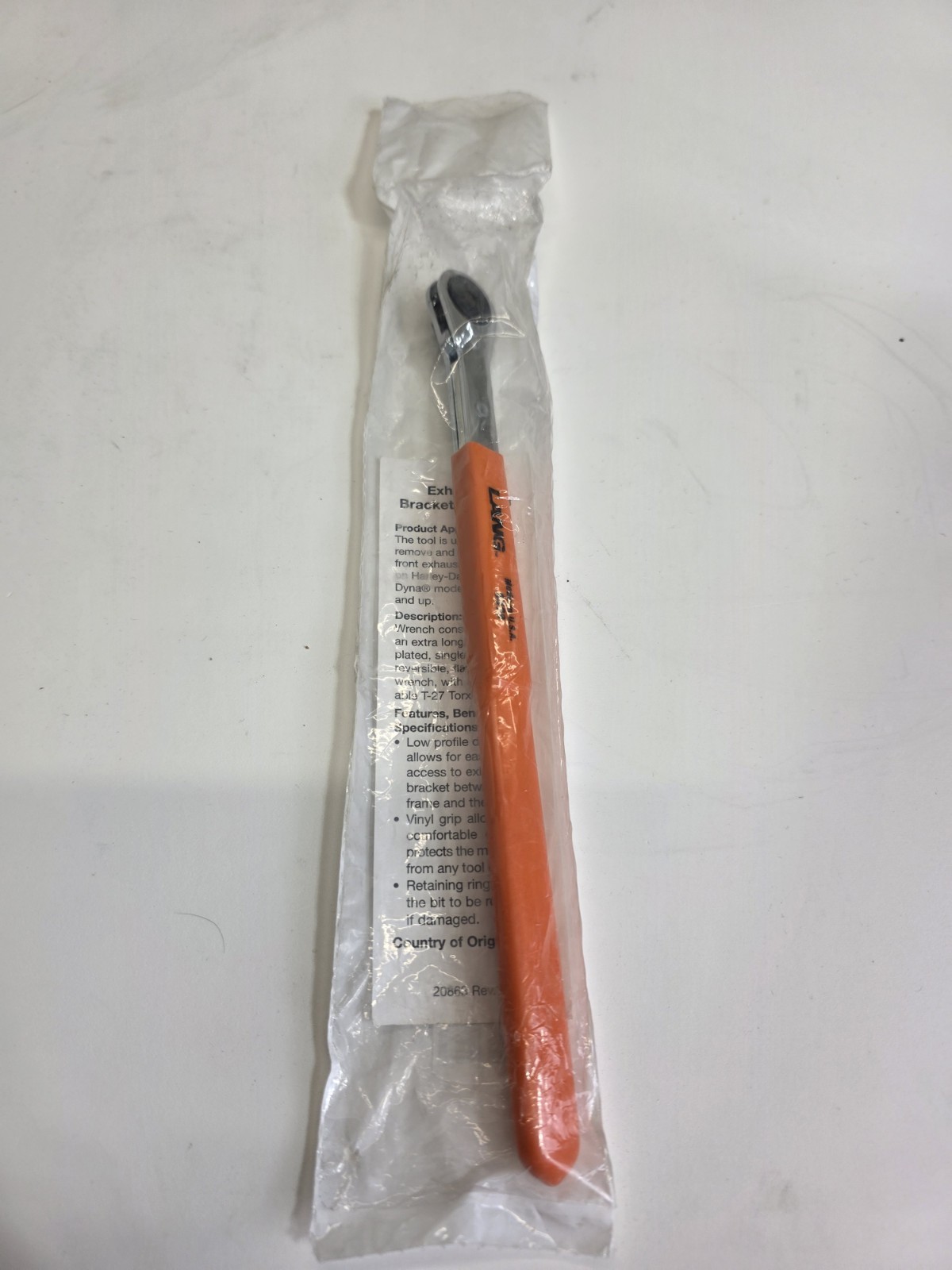 Lang Tools Exhaust Bracket Ratcheting Wrench (6538)