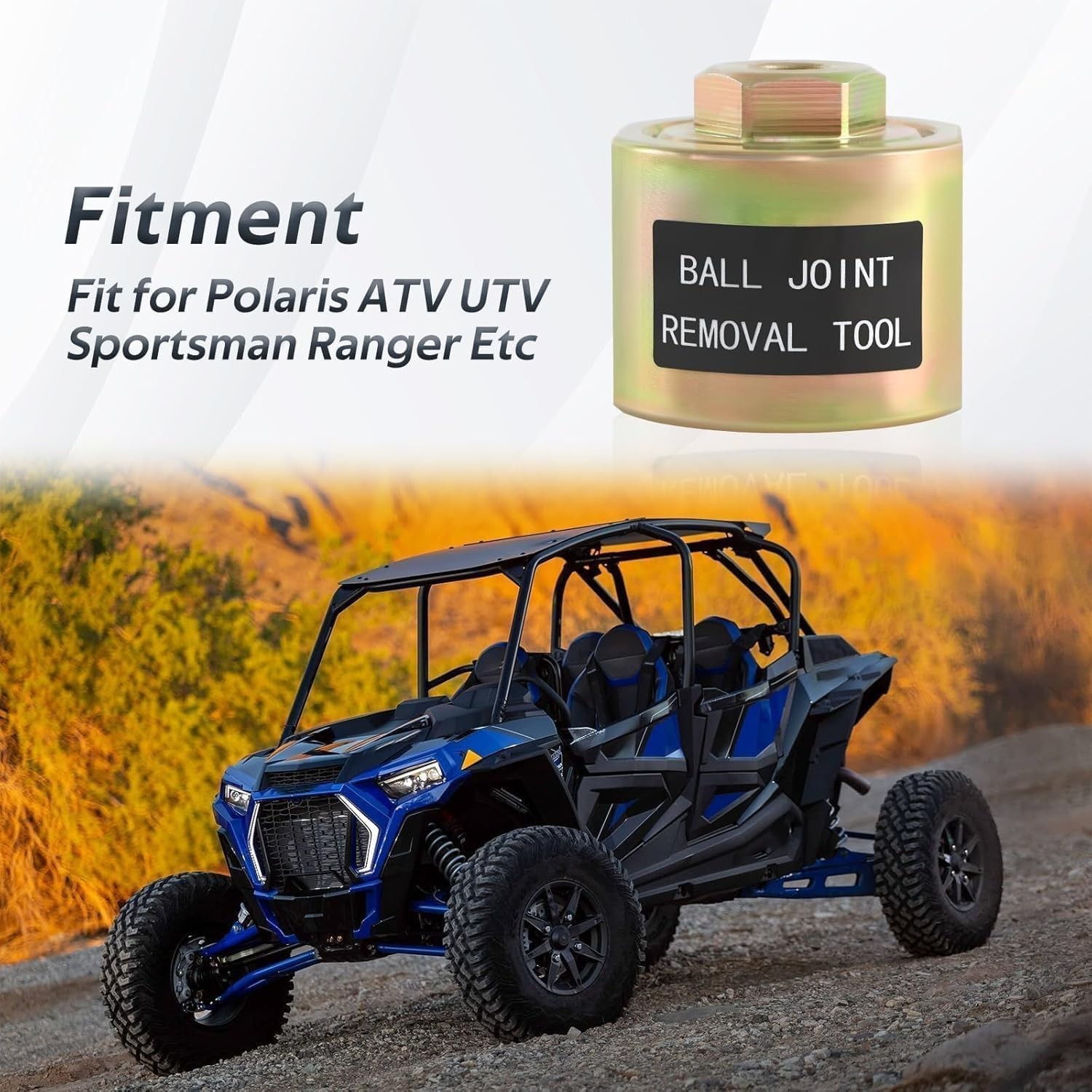 Front Ball Joint Puller Tool for Polaris ATV UTV Sportsman Ranger – Replace 100-