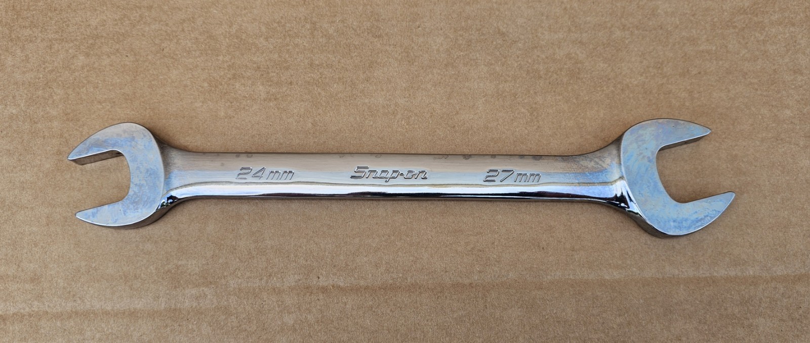 Snap-on Tools VOM2427B 24mm x 27mm Double Open End Metric Combination Wrench NEW