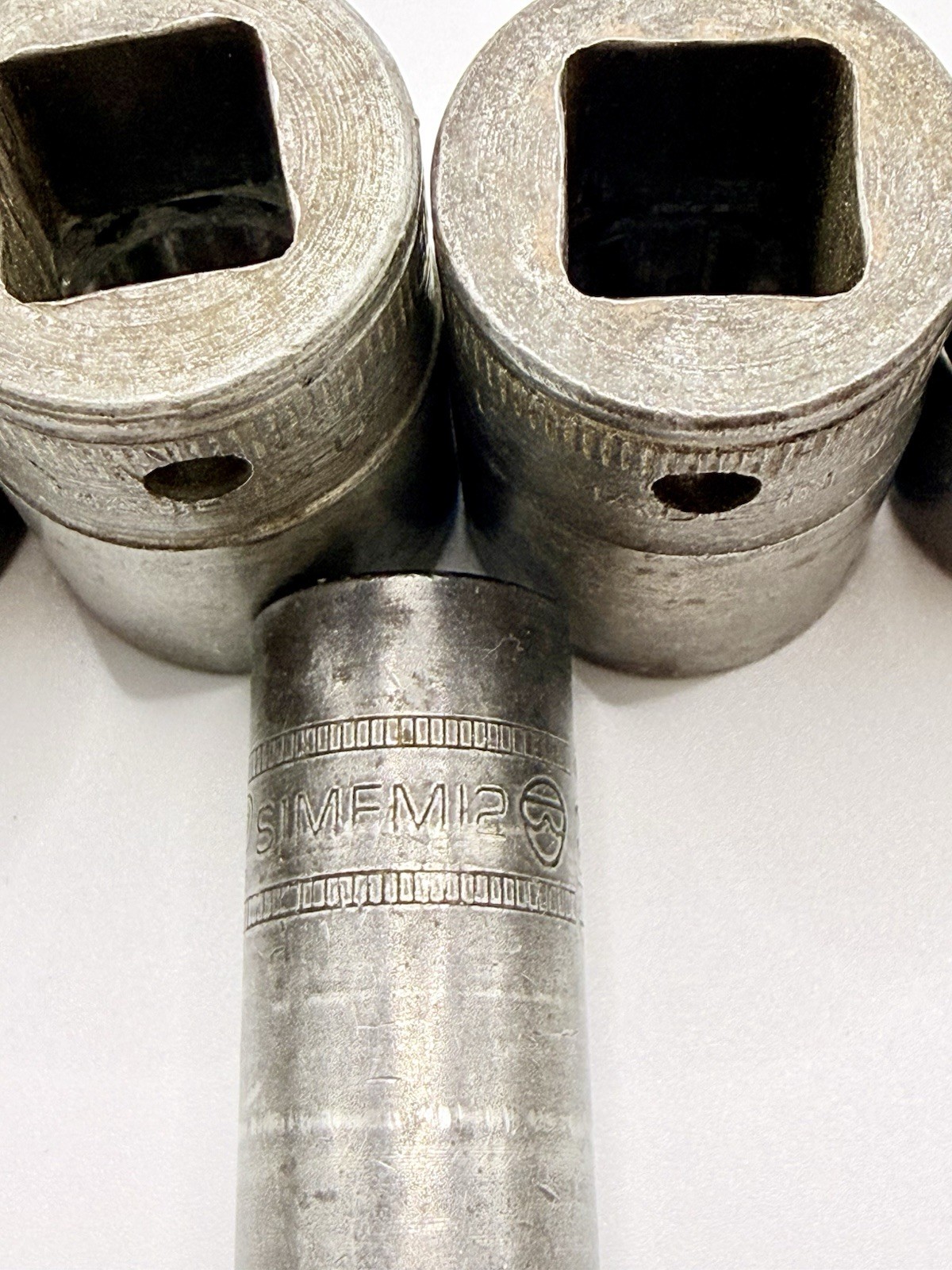 Vintage Snap-On USA Socket Set 1/2” Drive 12 Point – 10 Pcs Total