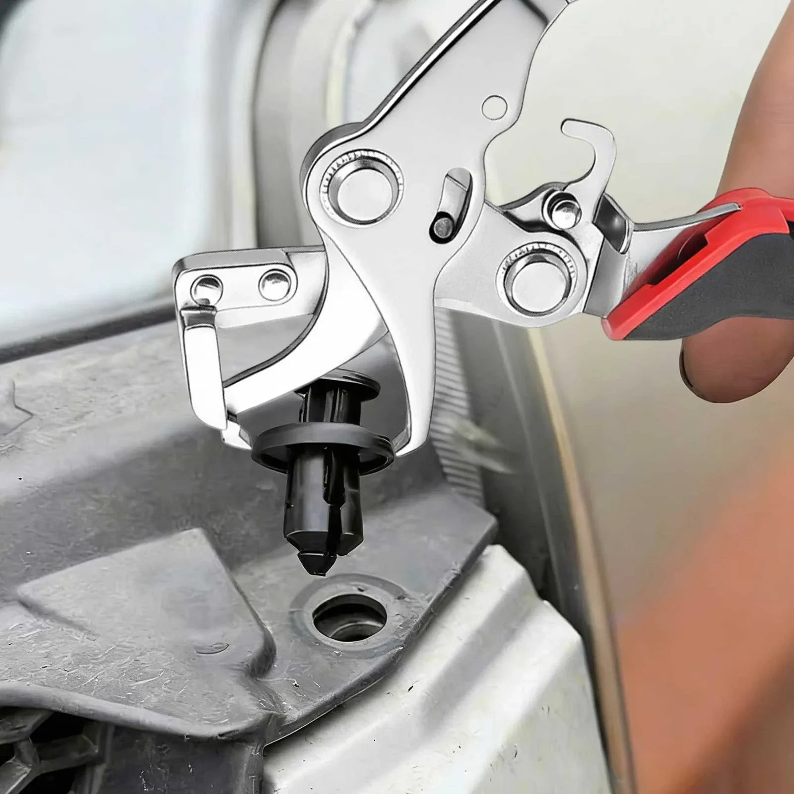 Car Clip Plier Disassembly Tool Heavy Duty Spring Loaded Auto Trim Removal Rivet