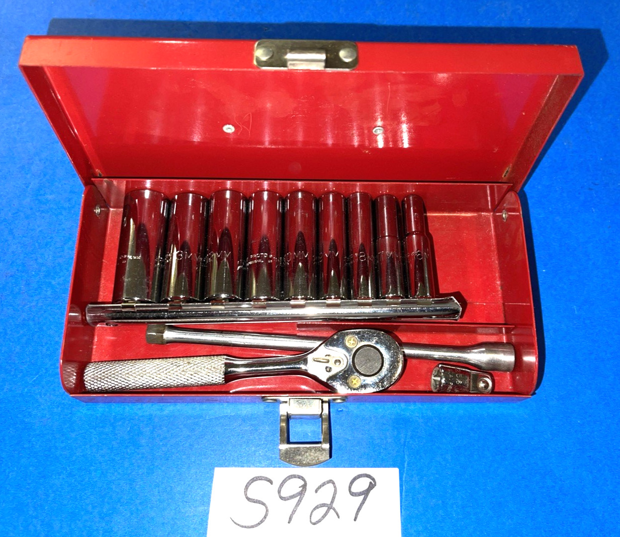 PROTO TOOLS 12 PIECE 1/4 DRIVE METRIC GENERAL SERVICE DEEP SOCKET SET