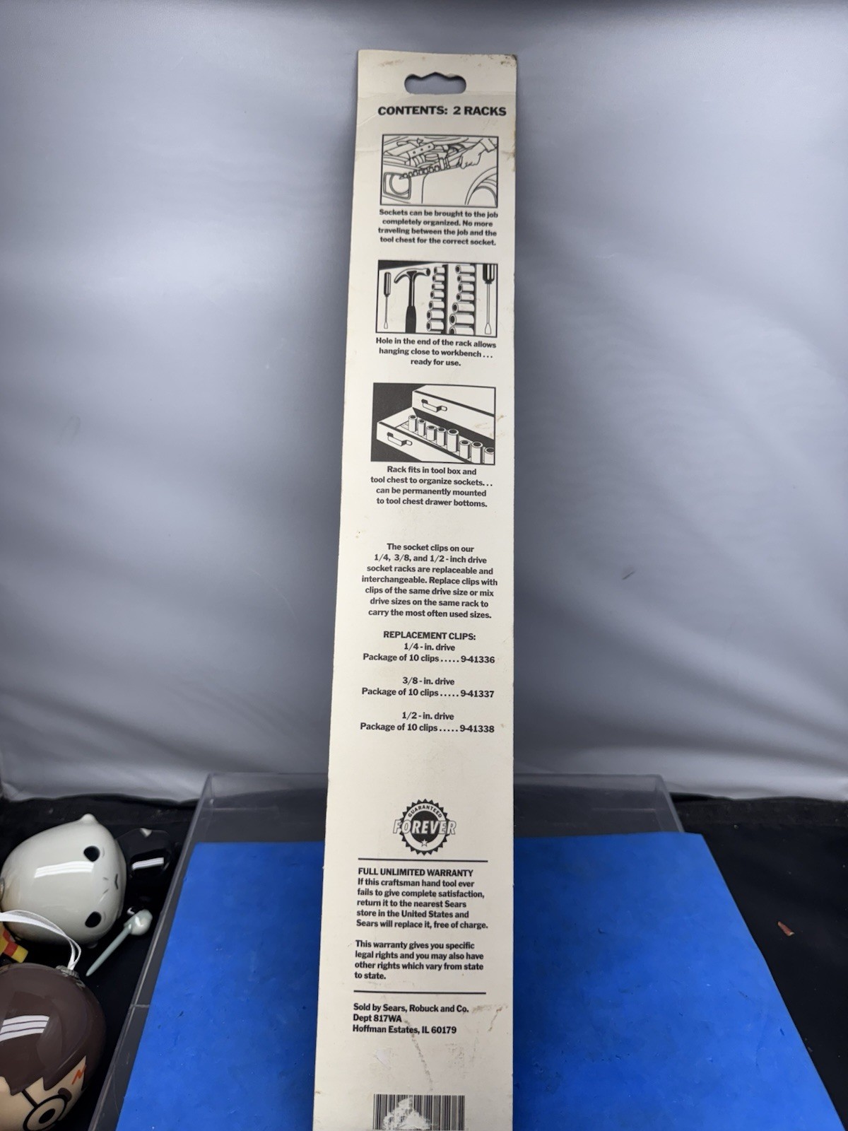 NIP Craftsman 941323 1/4″ Drive 2 Pc Socket Rack
