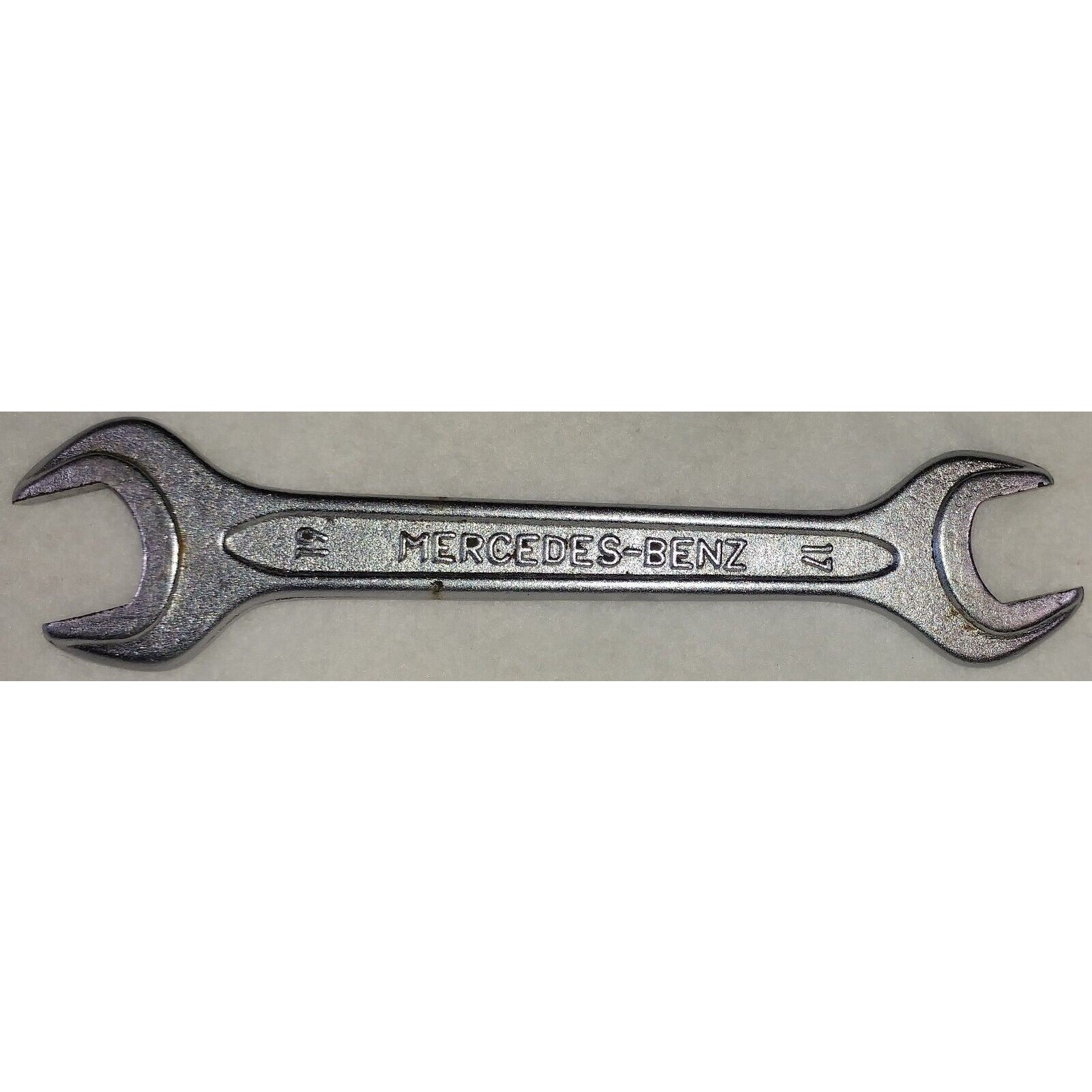 Vintage Mercedes-Benz Open End Wrench Unior 17mm and 19mm DIN895