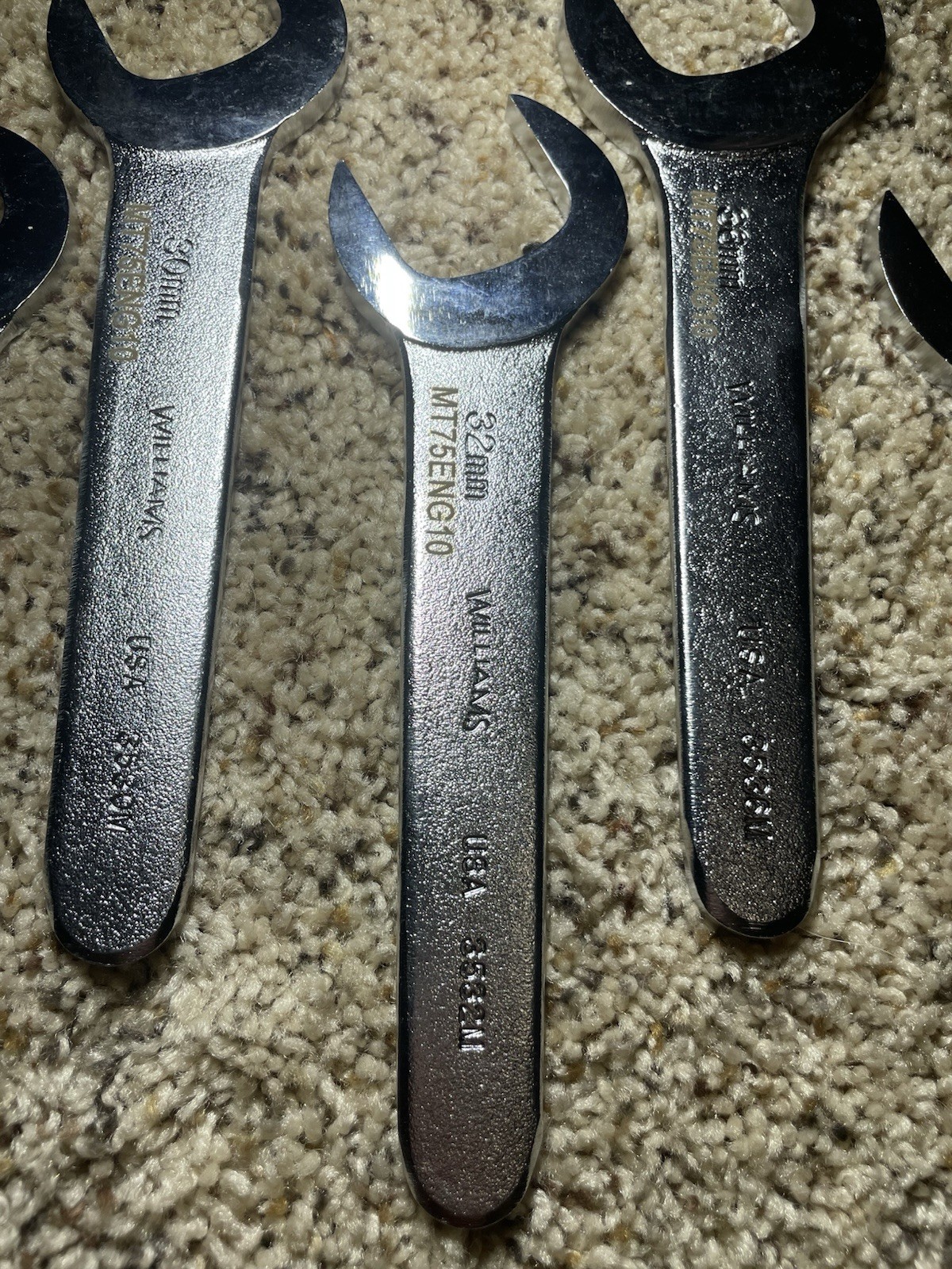 JH Williams Metric Service Wrench Set. Williams Tools ( A Snap-on Tools Brand)