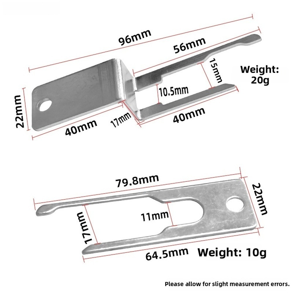 Belt Removal Tool Buckle Release Key Metal Construction Compact Portable