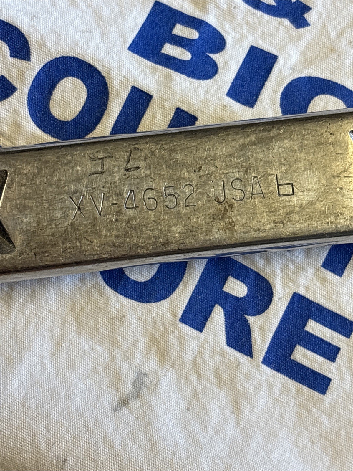 1966 Snap-on USA 12pt 1-7/16″ x 1-5/8″ Offset Combination Wrench XV-4652