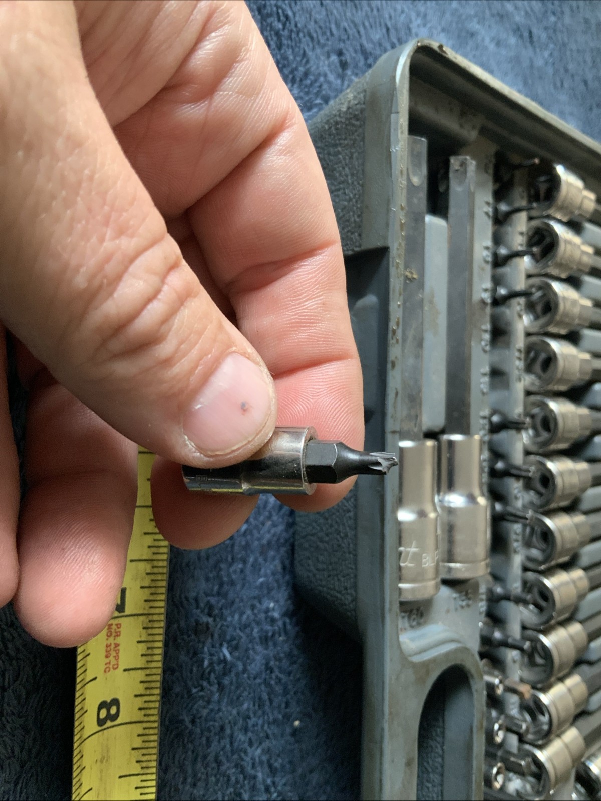 Blue Point 87pc Torx / Hex Bit Socket Set, Blpthc87…..missing 2, And 1 Tip Broke