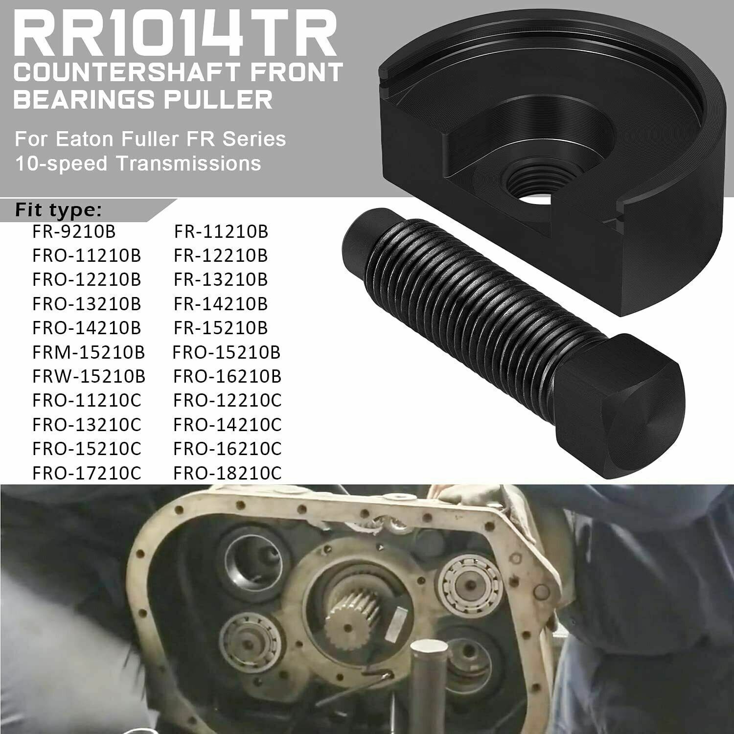 RR1014TR Transmission Countershaft Front Bearings Puller Removal Tool for Eaton