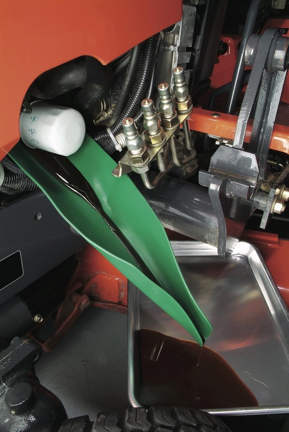 Flexible Funnel Draining Tool Truck & Tractor Engine Oil Change Support US Made