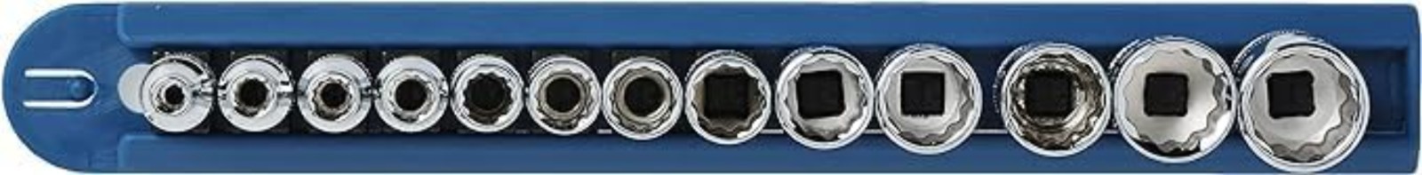 13 Pc. 1/4″ Drive 12 Pt. Standard Socket Set, Metric – 80306