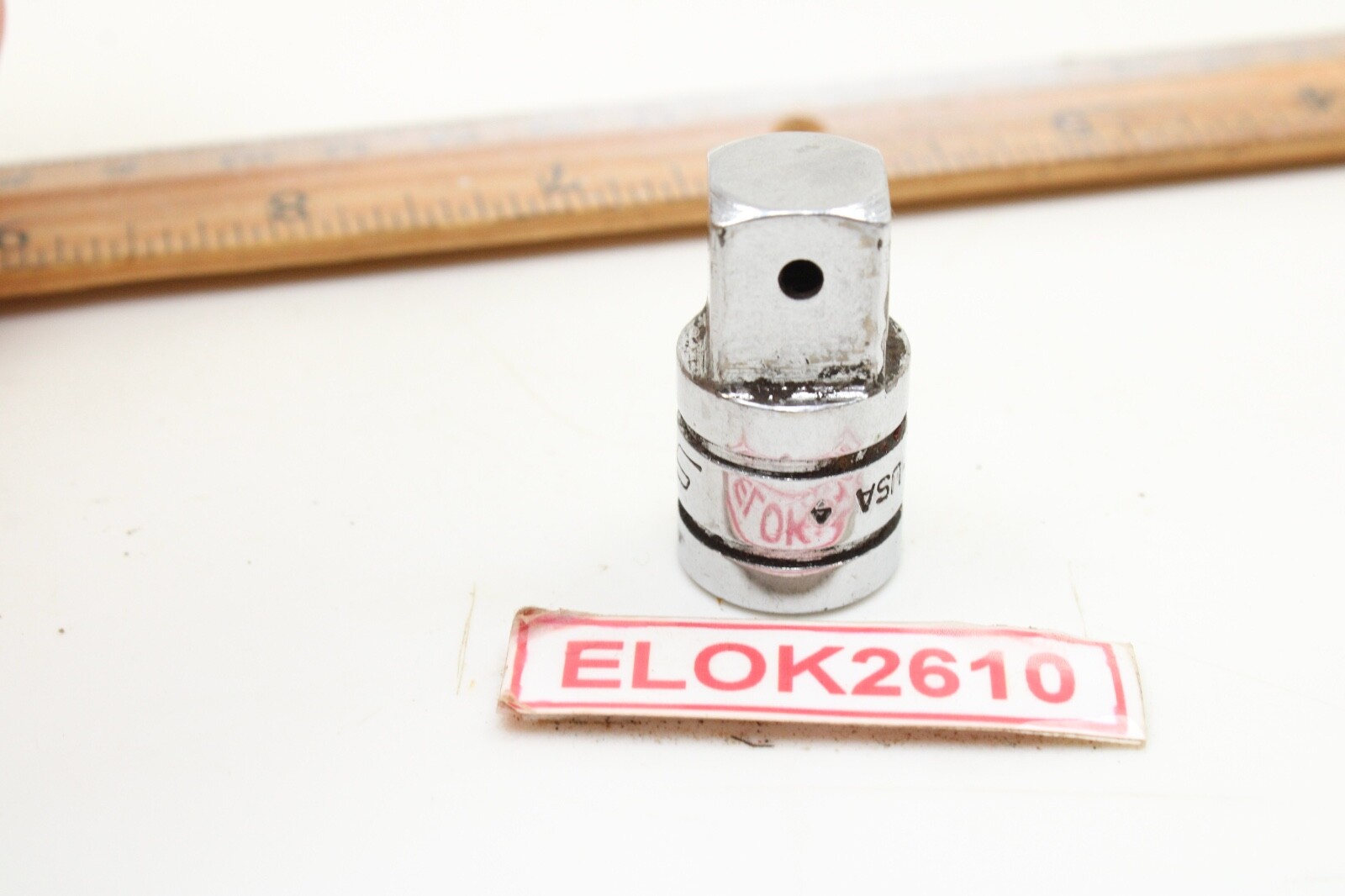Snap-on A2A 3/8″ Drive Female to 1/2″ Drive Chrome Male Reducer/Adapter USA