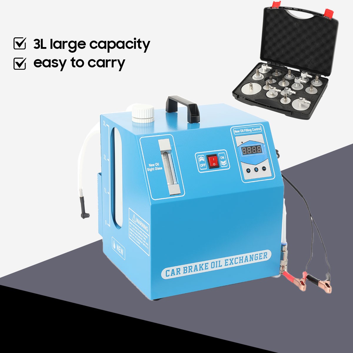 Brake Fluid Changer Machine 12V Automobile Brake Oil Replacement Tool