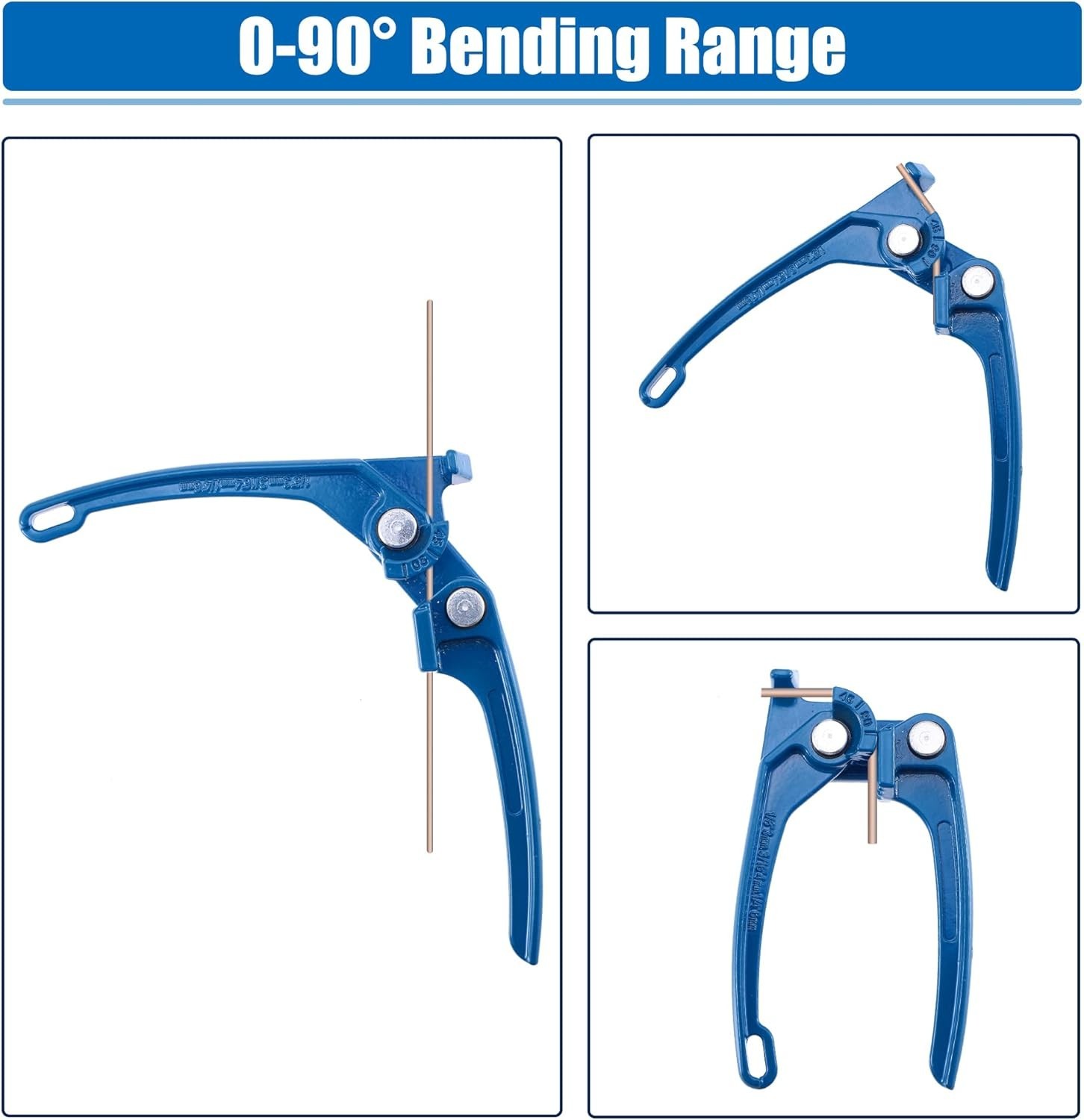 Universal 1/8″ to 1/4″ Brake Line Bender – Durable Handheld Tool for Precision