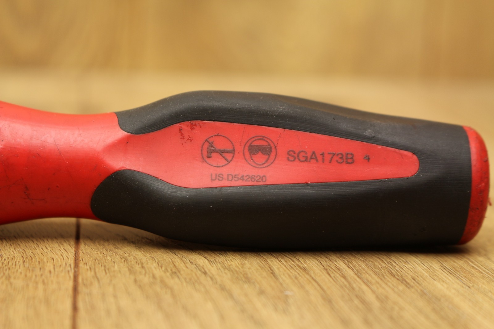 «SGA173B Snap-on Radiator Hose Pick — Red/Black Soft Grip — USA»