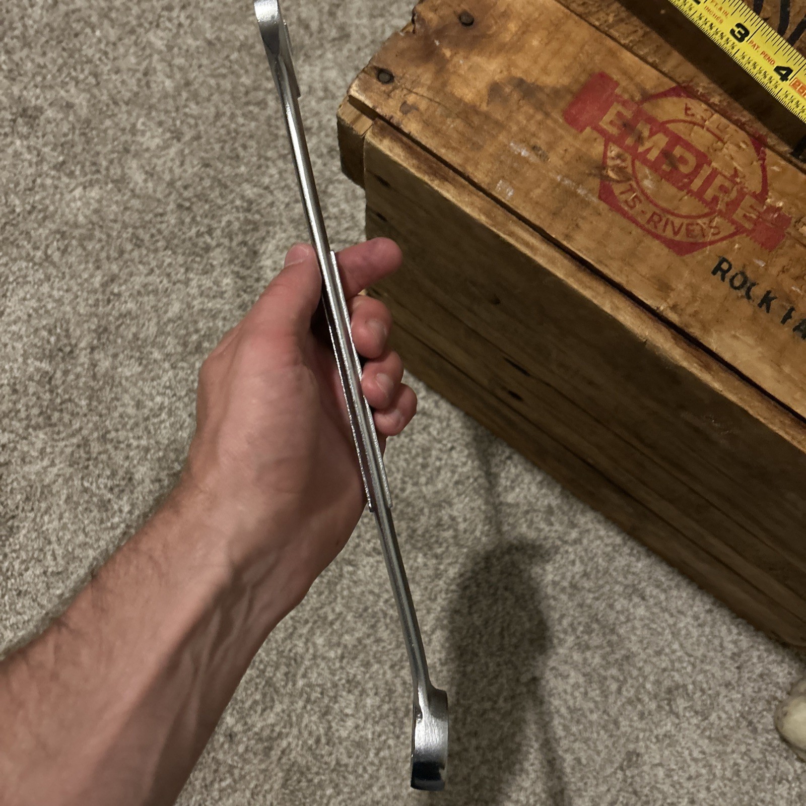 Craftsman Tools USA – 1” 12 Point Combination Wrench -V- Series 44705 Vintage