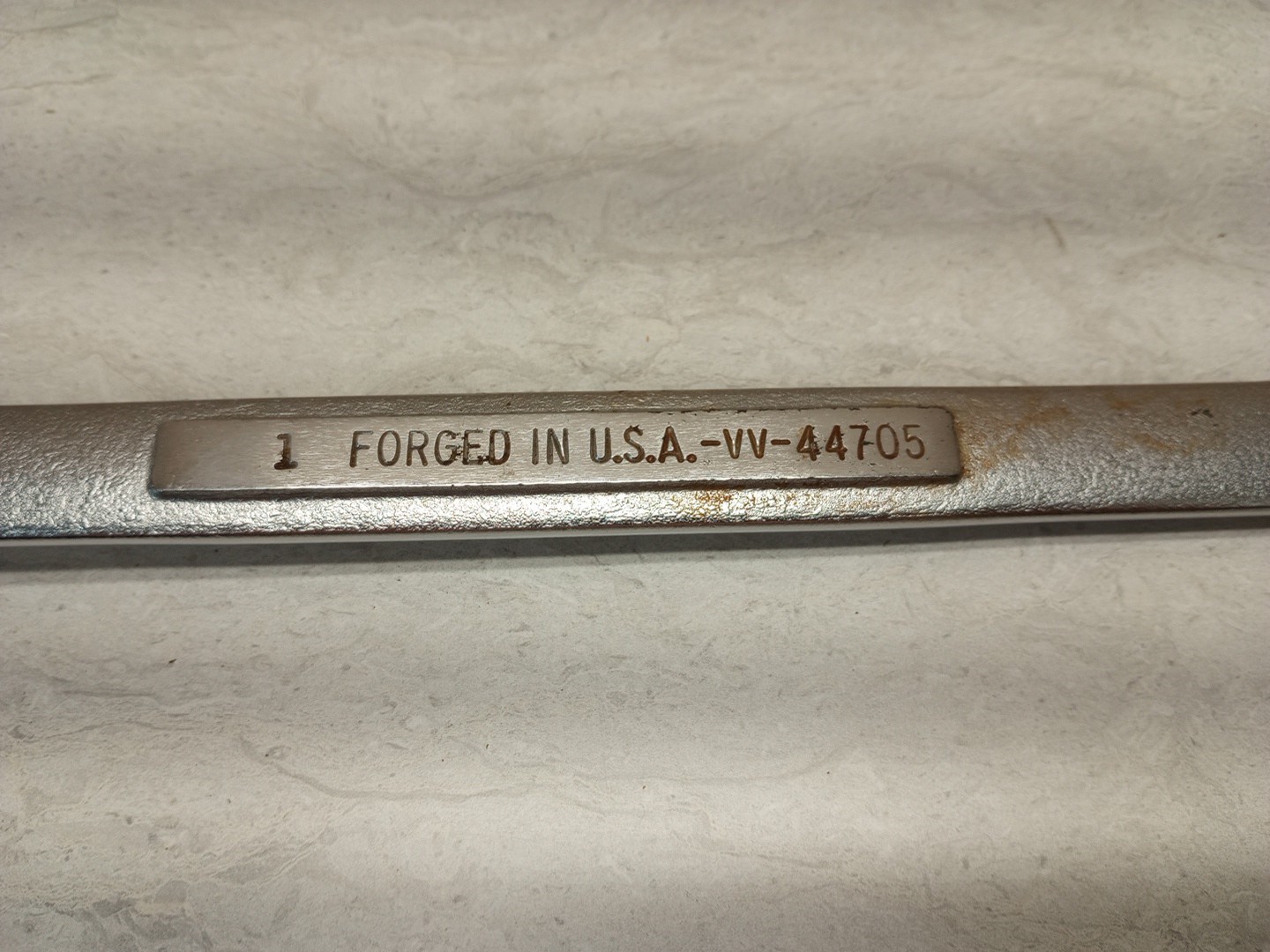 CRAFTSMAN STD 12 point COMBINATION WRENCH 1″ -VV- 44705 FORGED IN USA