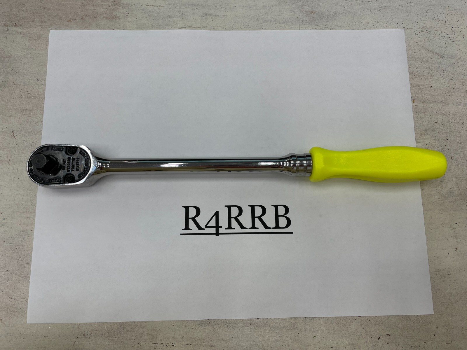 Snap-on Tools USA NEW 3/8″ Drive HI-VIZ Long Length Hard Handle Ratchet FHLD80HV