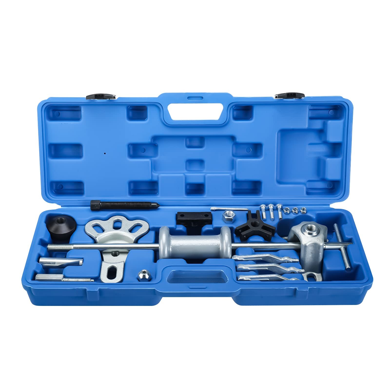 8MILELAKE 9 Way Slide Hammer Puller Set Axle Hub Wheel Bearing Dent Remover