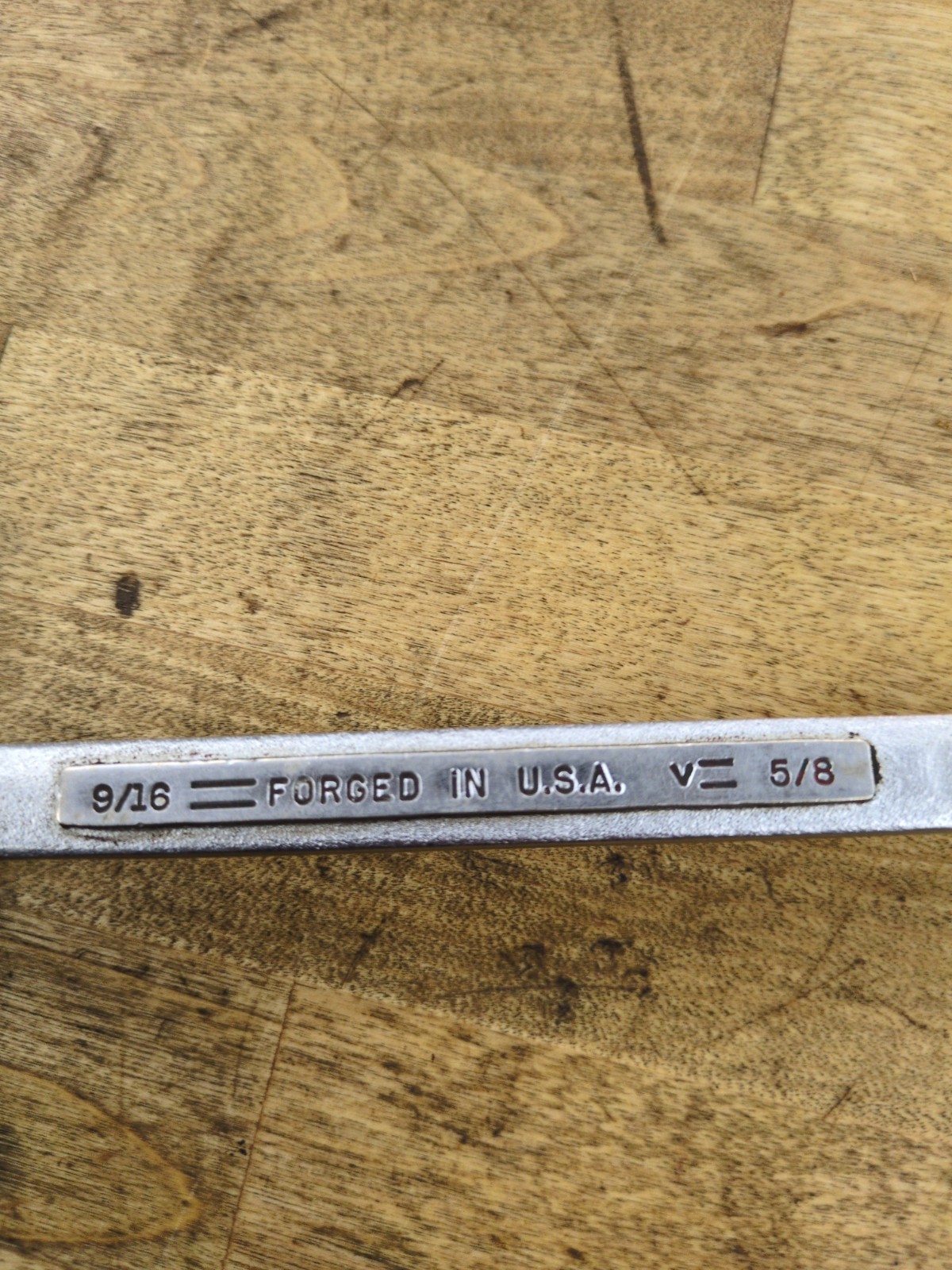 VINTAGE CRAFTSMAN =V= OFFSET BOX WRENCH 9/16″X 5/8″ USA