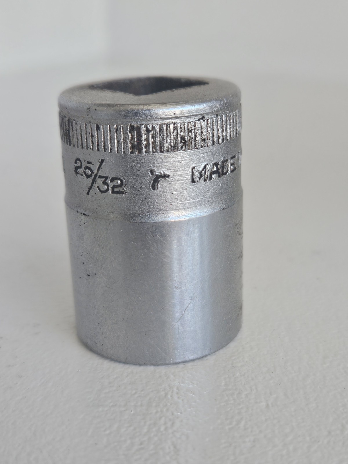 Vintage 1947 Snap-on 1/2 Inch Drive 25/32″ 12 Point Socket SW-250 USA