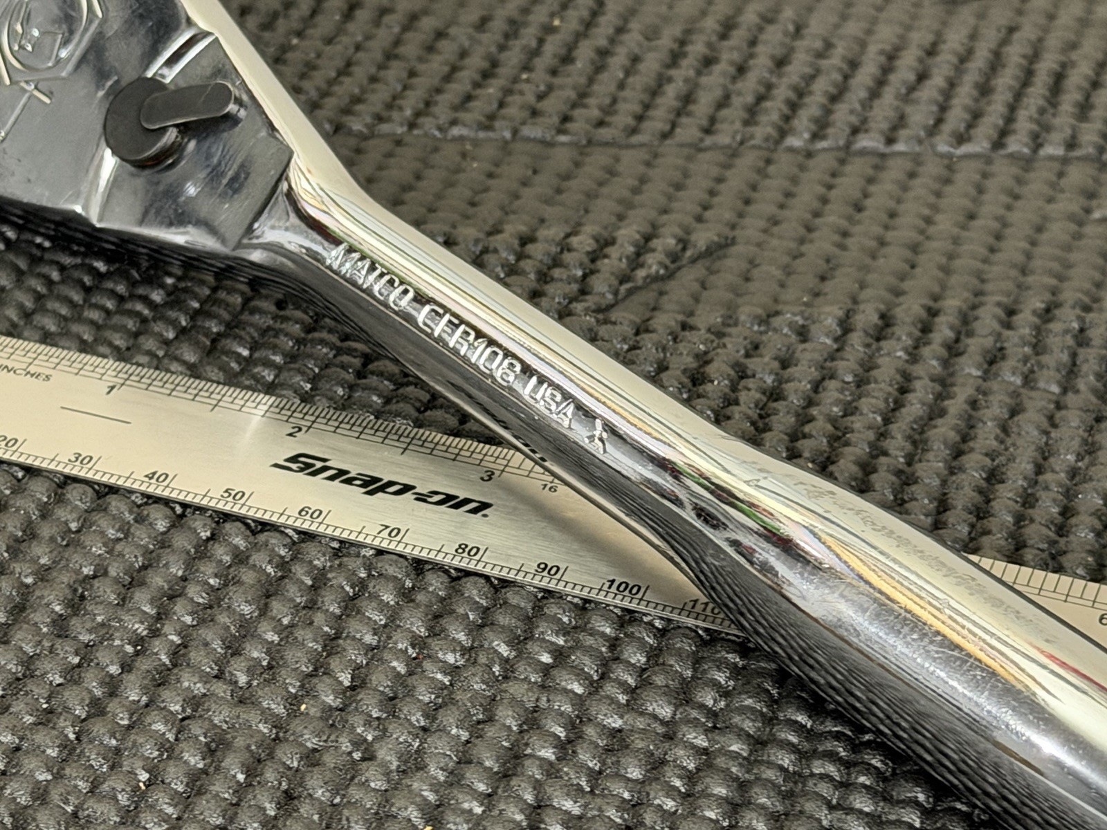 Matco 40th Anniv. Ed. ½» Drive Ratchet 88 Tooth 10″ Long Handle USA🇺🇸 – CFR108