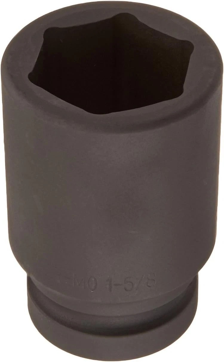 Durable 1-Inch Drive Deep Impact Socket 1-5/8” – CR-MO Alloy Steel Excellence
