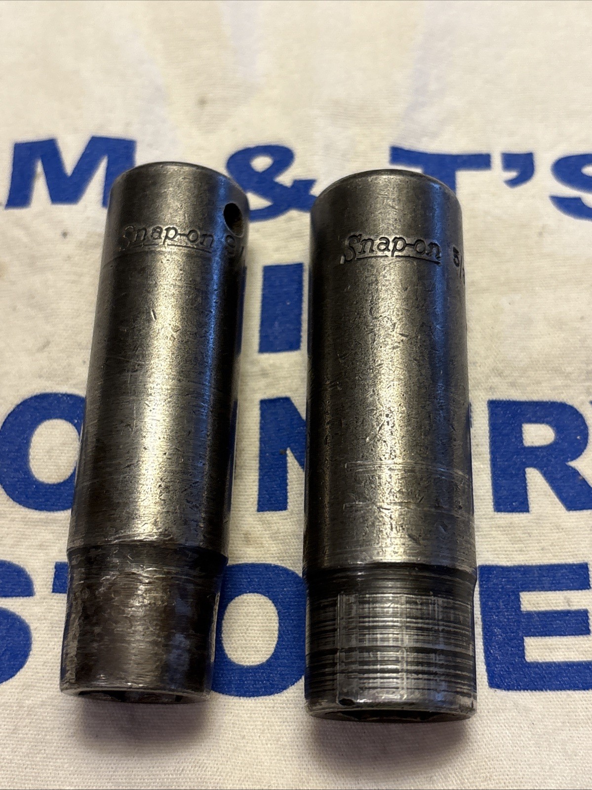 Snap-on Tools USA 1/2″ Drive 6pt SAE 9/16″ & 5/8″ Deep Impact Socket SP180,SP200