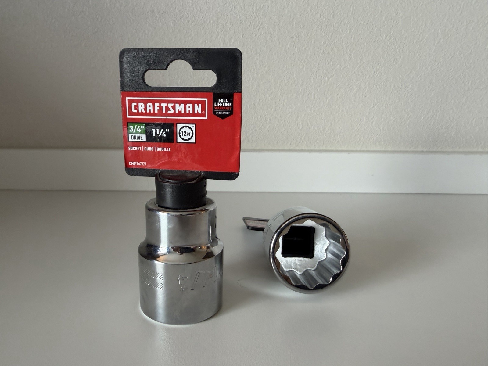 CRAFTSMAN3/4-in Drive Standard (SAE) 1-1/4-in Shallow Socket
