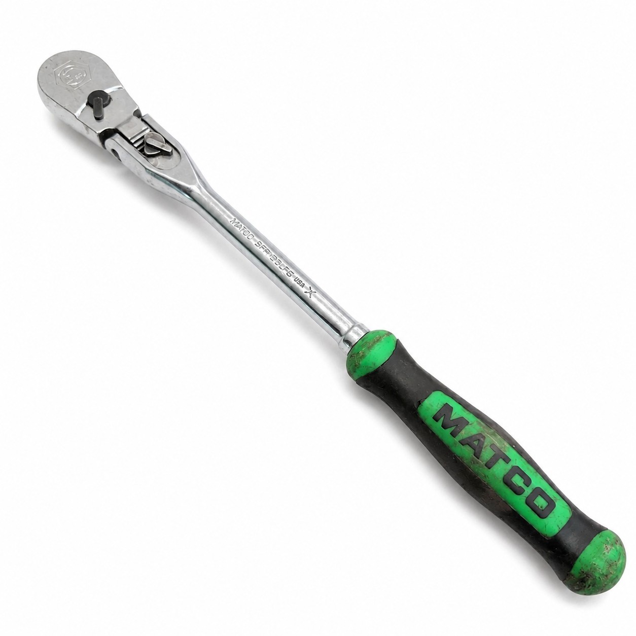 Matco BFR128LFG 3/8″ Flex Head Ratchet Green