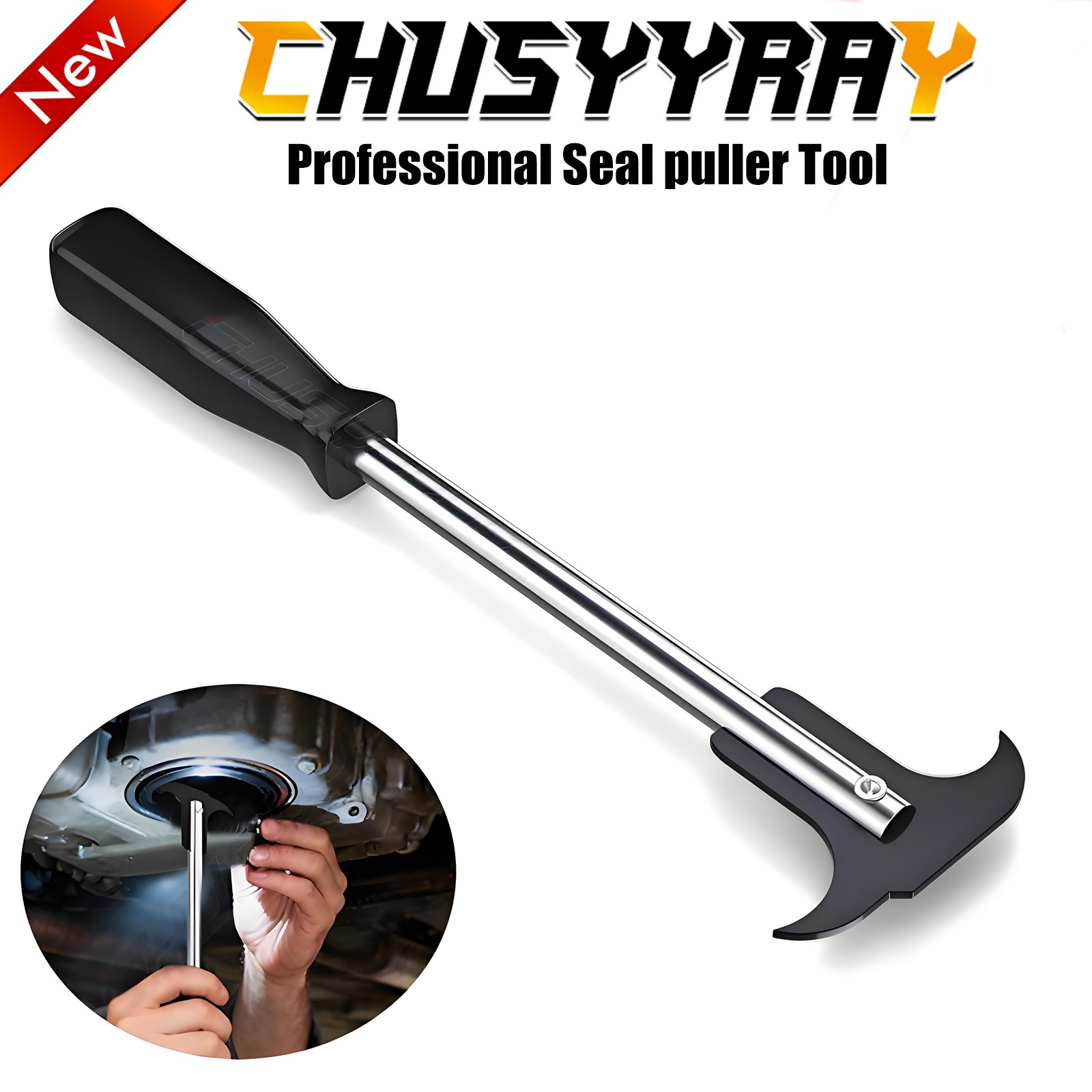 1x Professional Seal Puller Tool with Dual Hook Tips Remove Oil and Grease Seals