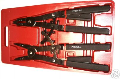 2 pcs 16″ Snap Ring Circlip Pliers H-D Ratchet Type Tools