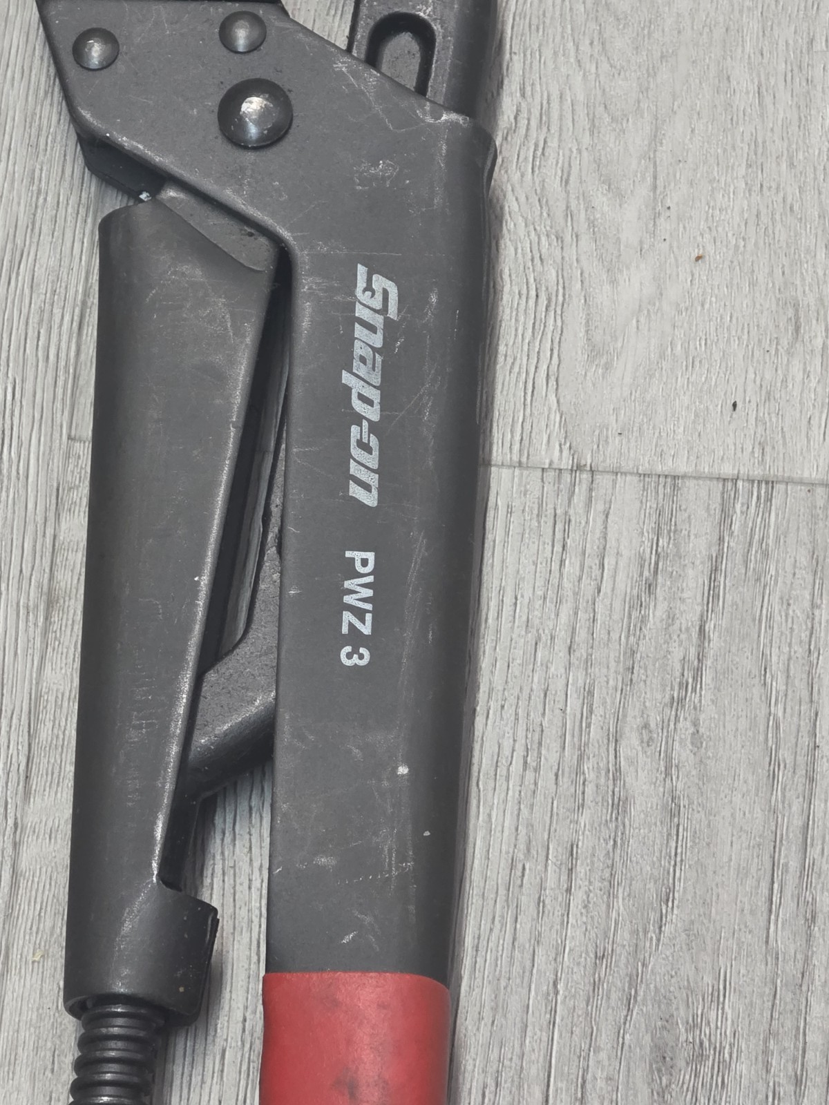 Snap-on PWZ3 adjustable plier wrench heavy-duty 21-1/2 NOS Red