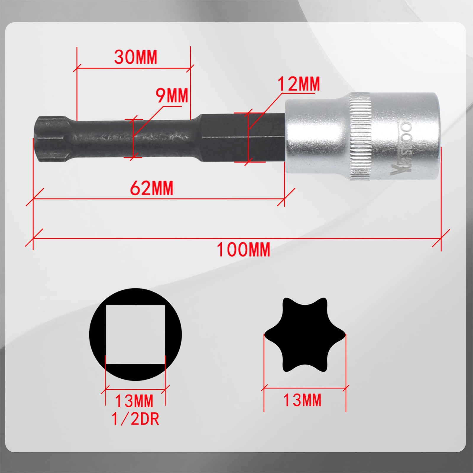 Yuesstloo Flywheel Mount Bolt Socket Remove Tool, Compatible with BMW One Size