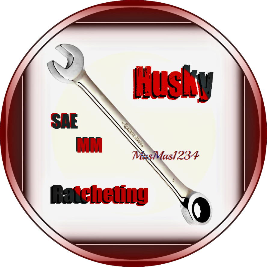 HUSKY Ratcheting Combination Wrench – SAE – MM – Polished Chrome – Fast Shipping