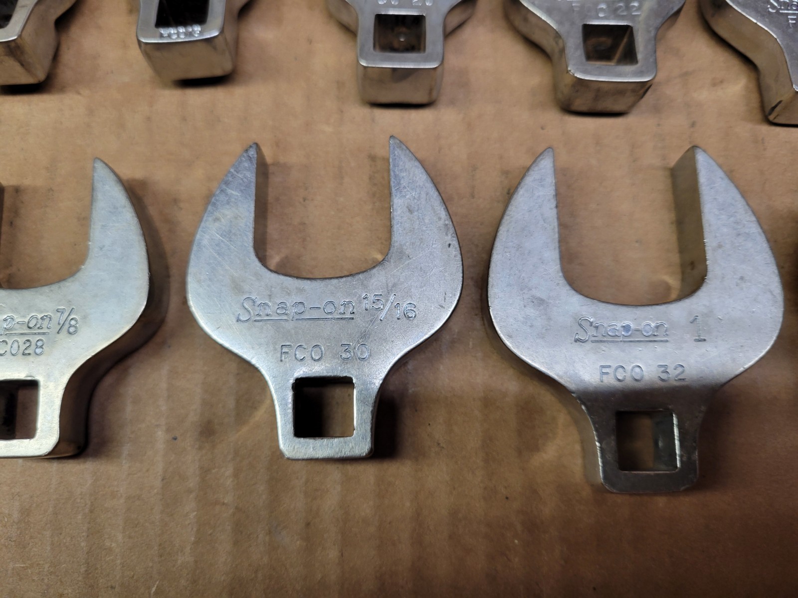 Snap-on USA 12-Piece 3/8″ Drive SAE Crow Foot Set 3/8″ – 1-1/16″