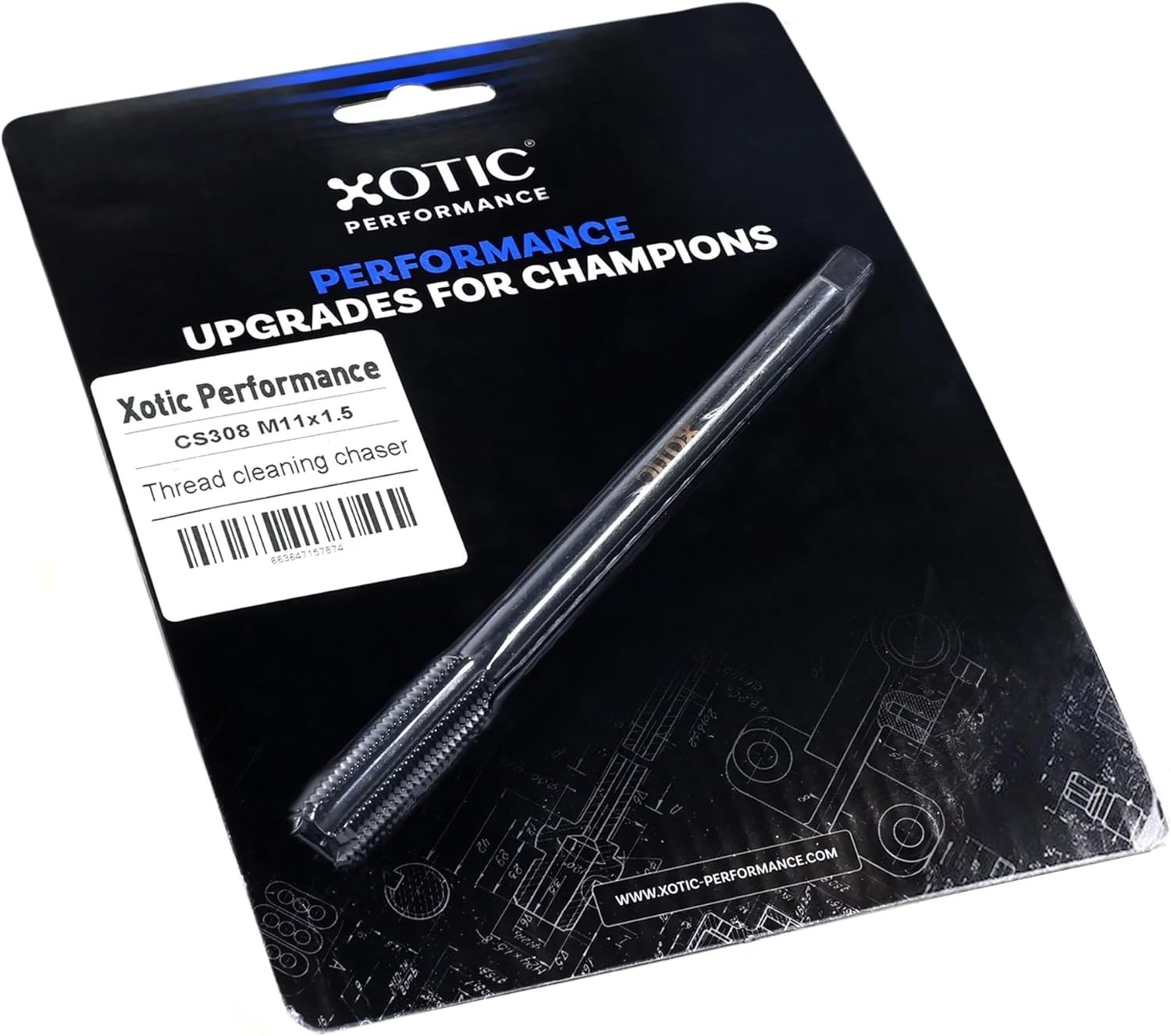 Automotive Thread Cleaning Chaser Tool M11 x 1.50 x 152 Clean Restore Threads