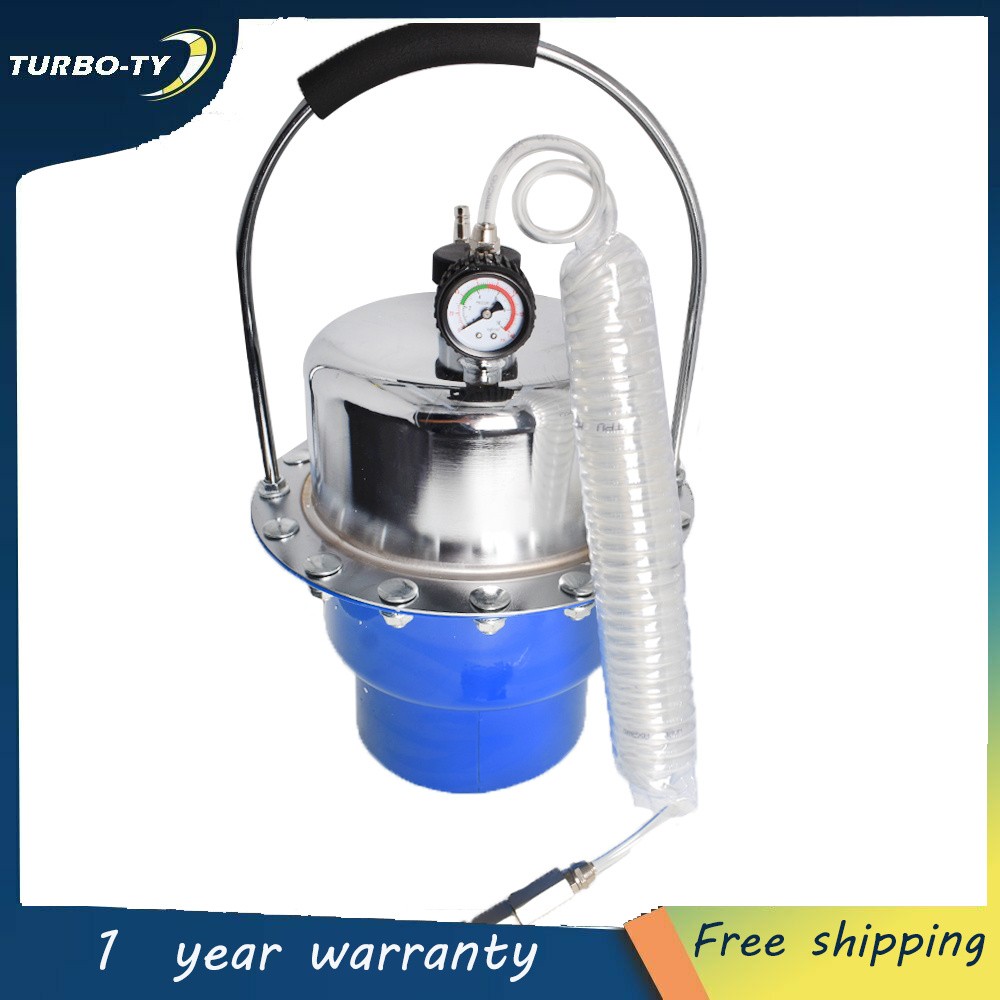 Portable Pneumatic Air Pressure Kit Brake and Clutch Bleeder Valve System Tools