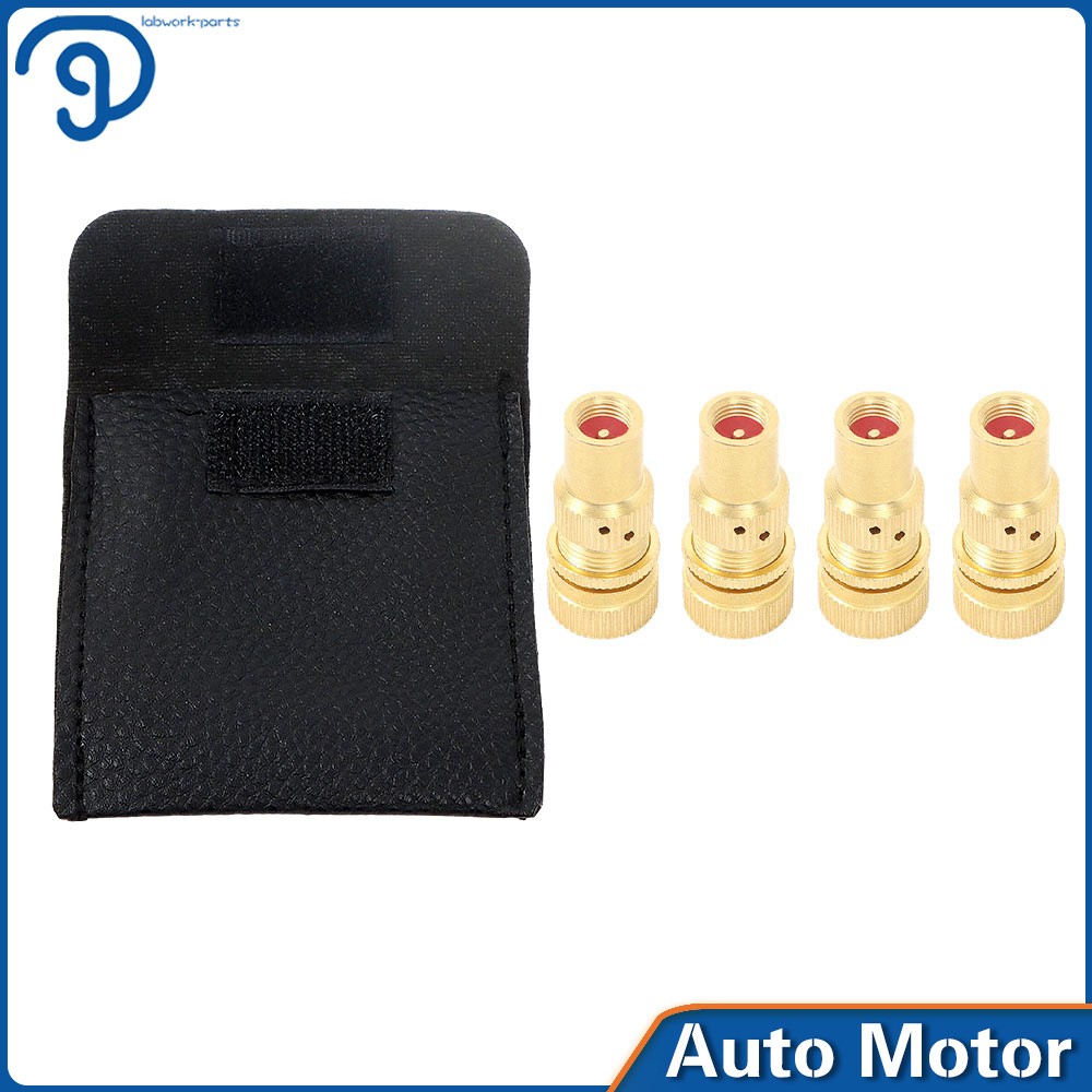 4 x Tyre Deflators Brass Air Deflator 0-60 PSI Tire Valve Core Tool Automatic