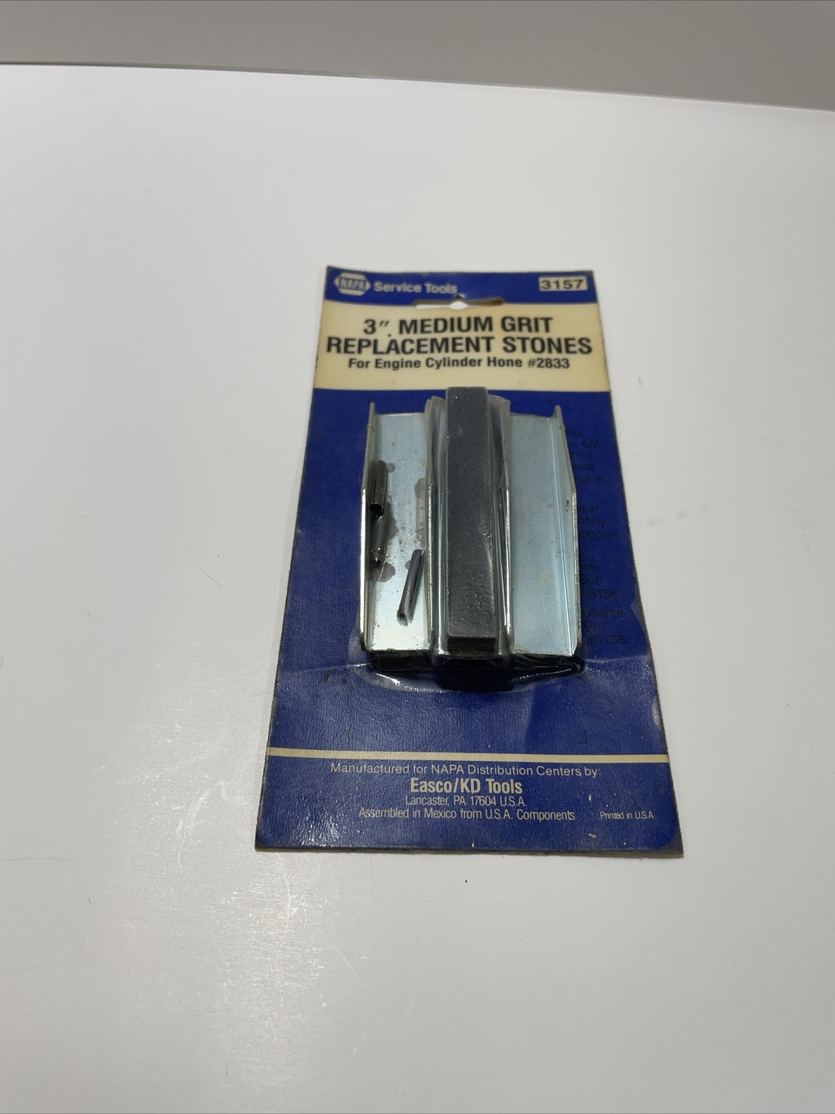 New Set Of 3 Napa Coarse Grit Replacement Honing Cylinder Hone Stones 2833