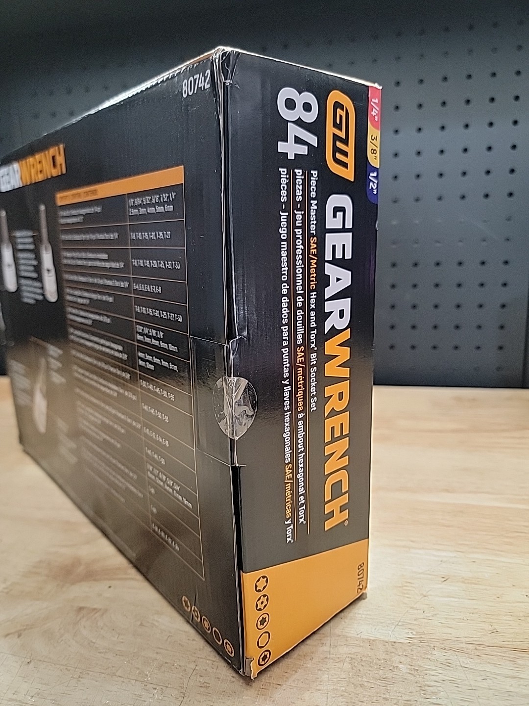 GEARWRENCH 80742 84 Pc. Master SAE/Metric Hex And Torx Bit Socket Set BRAND NEW!
