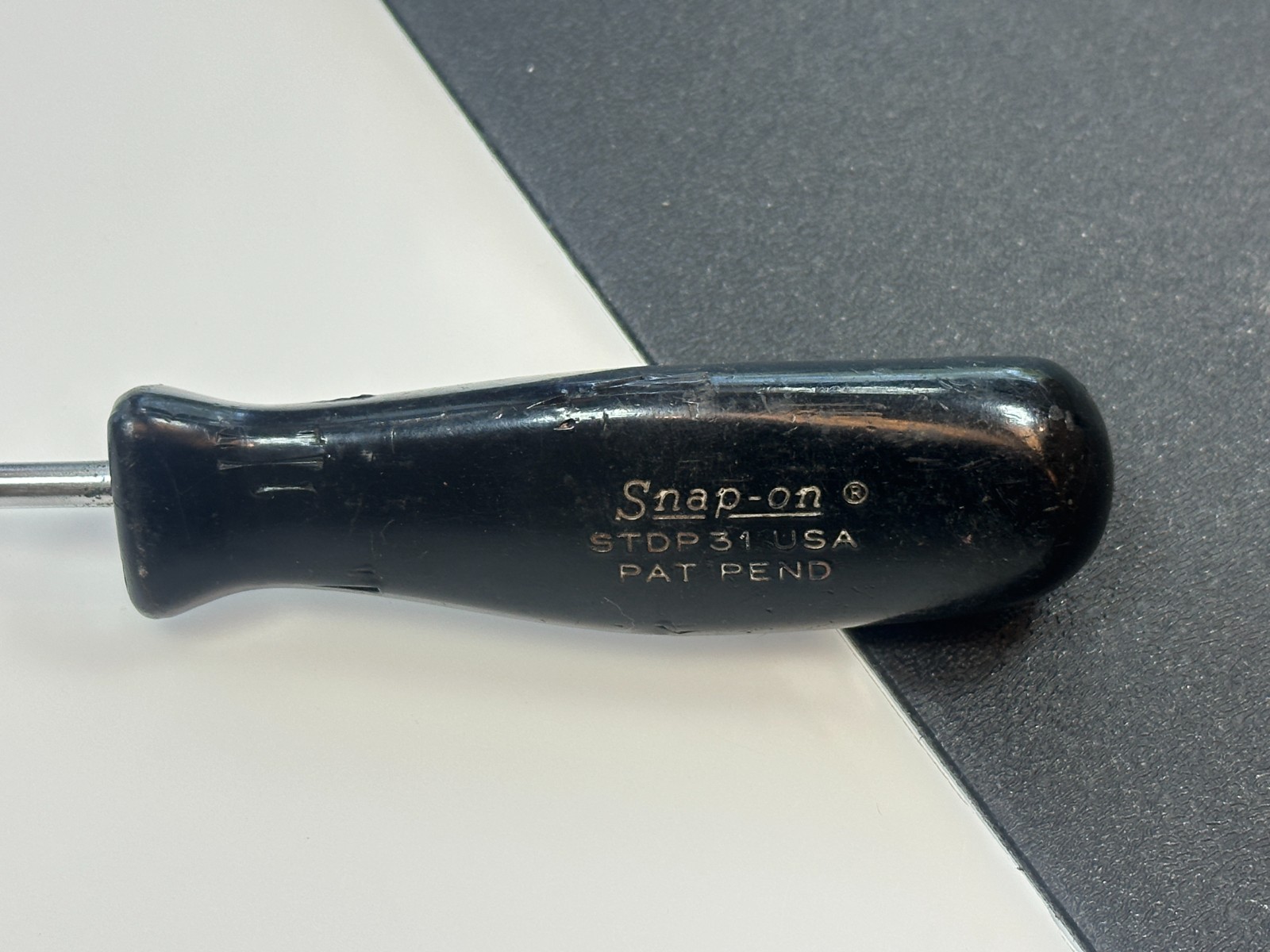 🇺🇸Snap-On USA STDP31 No. 1 Phillips Screwdriver #1 Triangle Black Hard Handle