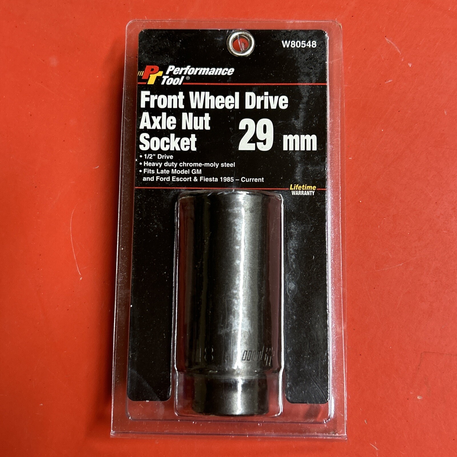 Performance W80548 29mm Front Wheel Drive Axle Nut Socket, 1/2″ Drive Impact