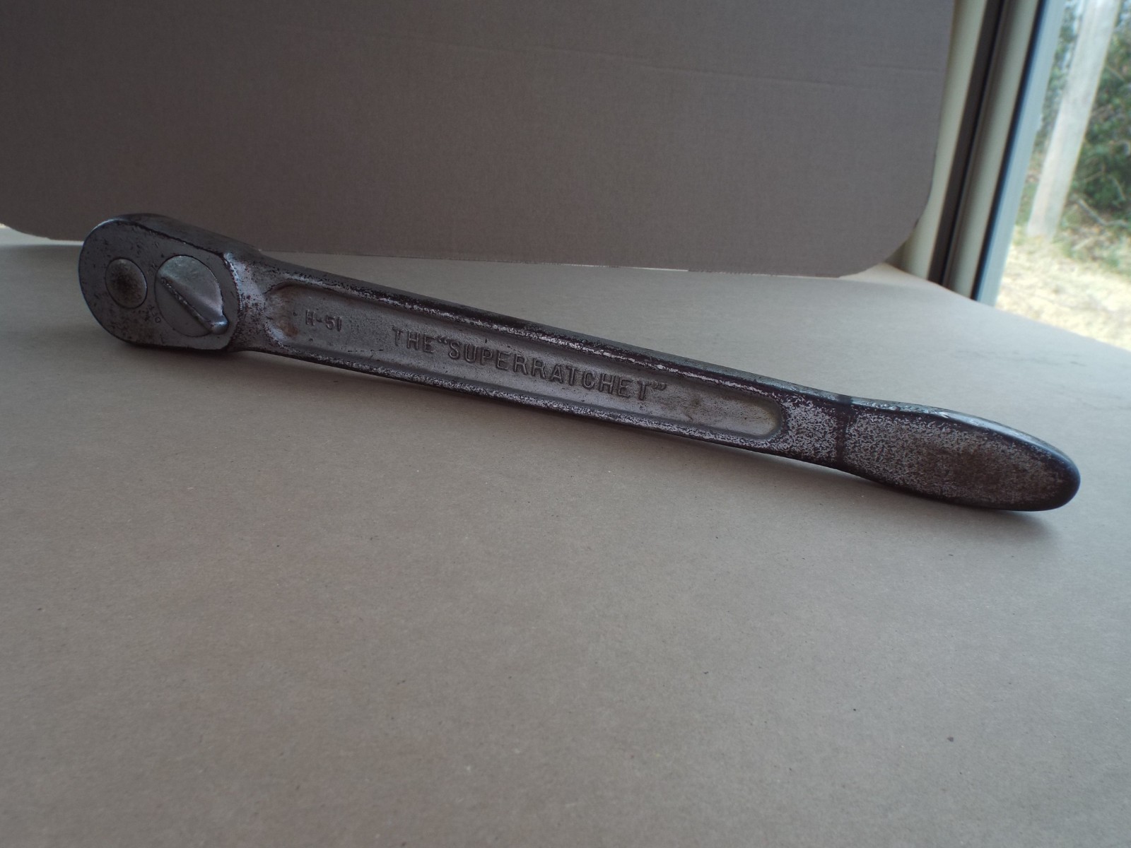 VTG J.H. Williams H-51 Superratchet 19″ Ratchet Heavy-Duty 3/4″ Dr USA – (Read)