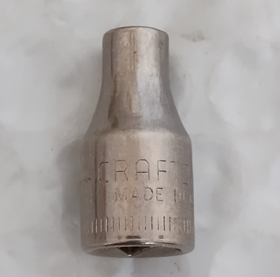CRAFTSMAN TOOLS USA G43505, 1/4″ DRIVE, 4MM. SOCKET, SHALLOW, 6 POINT.